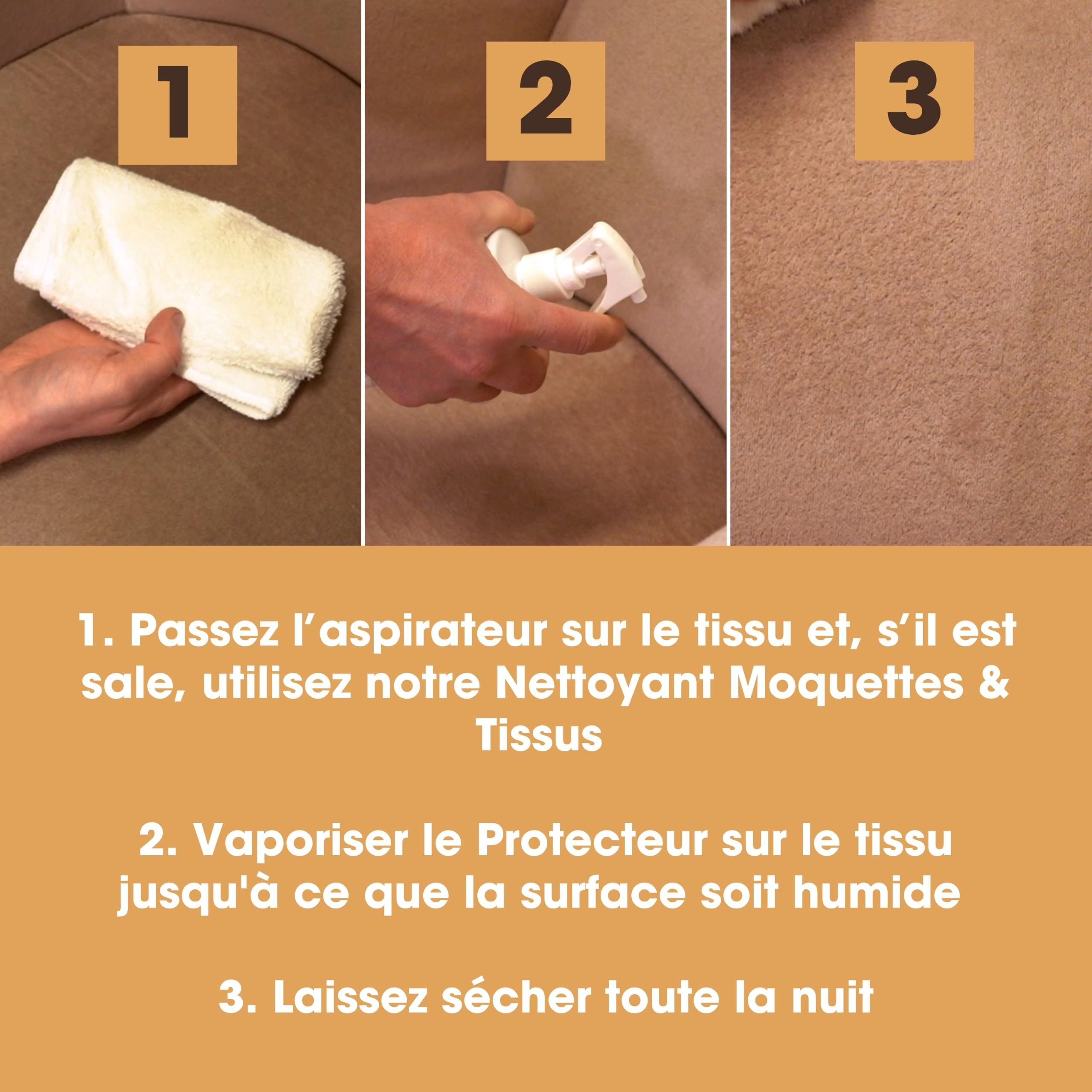Furniture Clinic Spray protecteur pour tapis et tissus d'ameublement - Repousse toutes les taches et l'eau - Spray protecteur pour tissus d'ameublement, tapis, canapés, sièges de voiture - 5 L