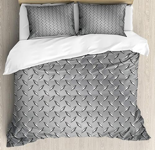 Miniatura 229 de Ambesonne Juego de funda de edredón de baloncesto, silueta de jugador de baloncesto, promoción de campeonato de competencia de atleta, juego de ropa