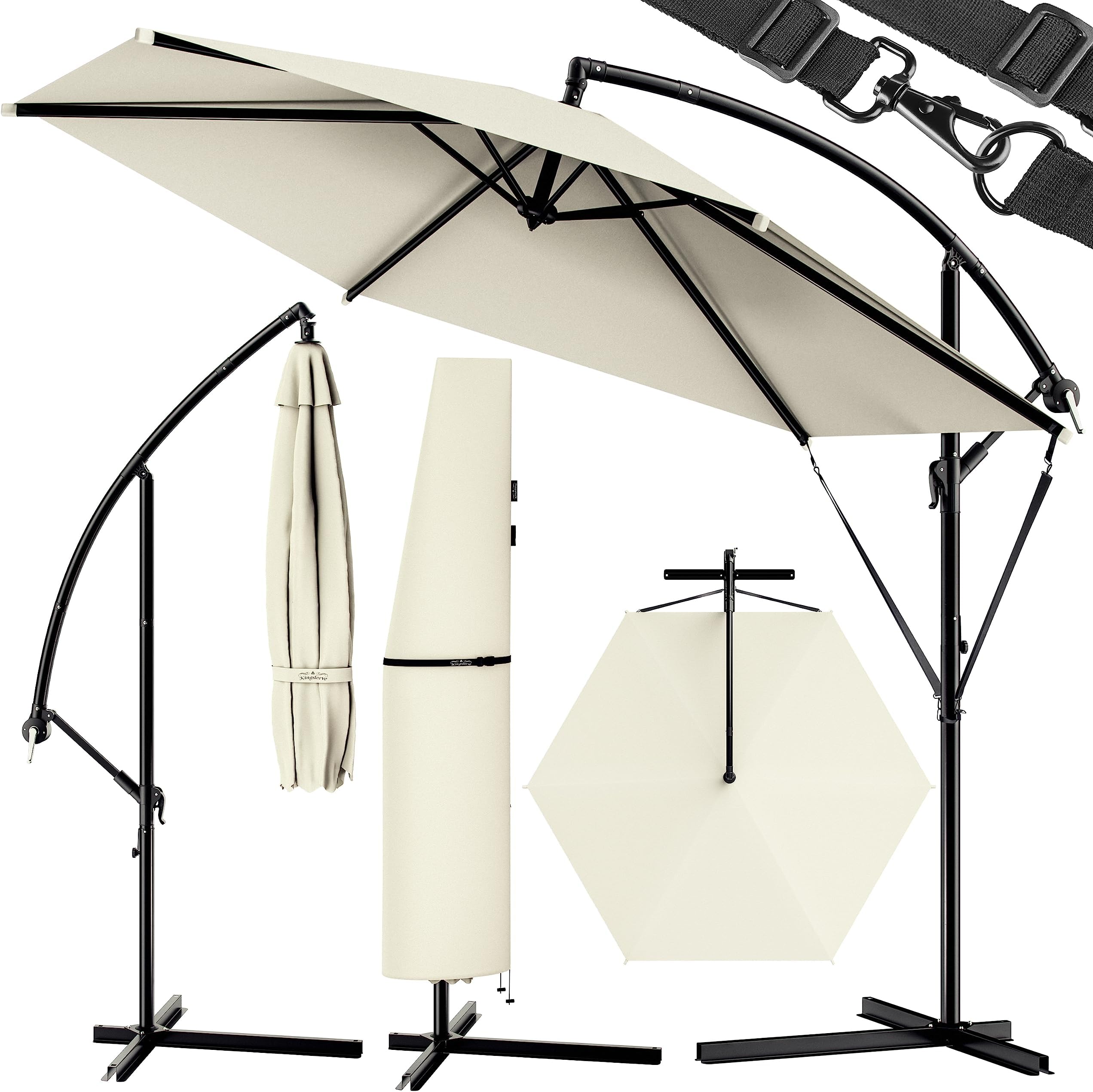 Sonnenschirm Ersatzbezug 300x300cm - Wasserdicht & UV-Schutz - 8 Farben Zur Auswahl