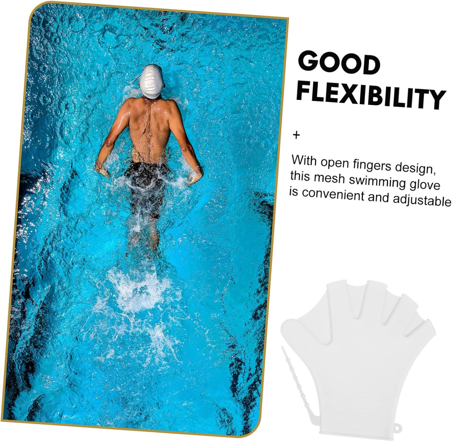 Swimming Gloves Breathable Neoprene Training Swimming Aquatic Gloves Webbed Gloves Gloves Webbed Light