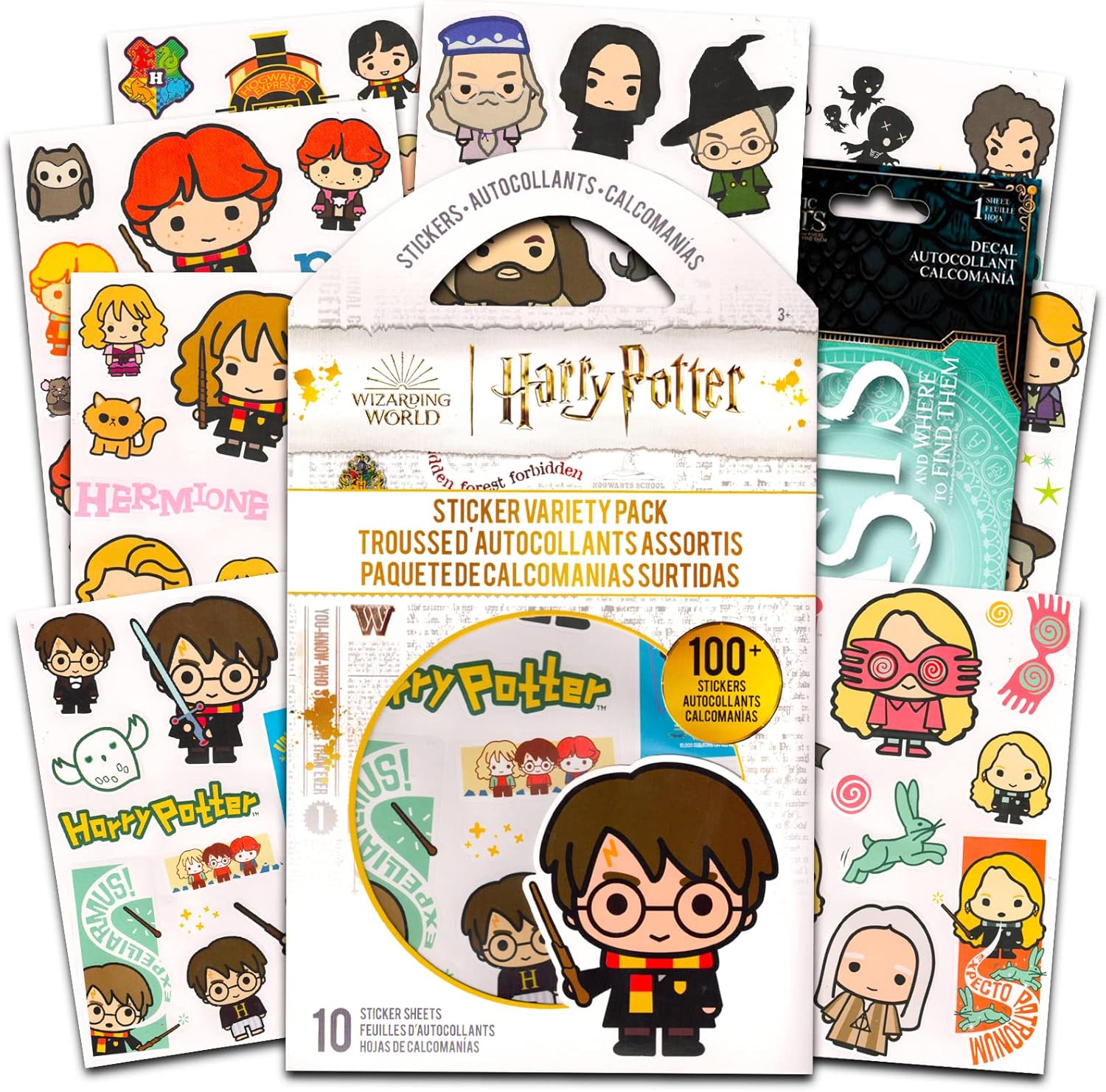 Harry Potter Stickers Party Favors Bundle 10 Sheets Harry