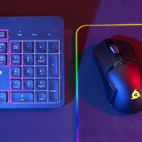 Miniatura 3 de KLIM Tandem - Combo de teclado y mouse inalámbricos para juegos nuevo 2023 ergonómico delgado y duradero teclado y mouse inalámbricos batería