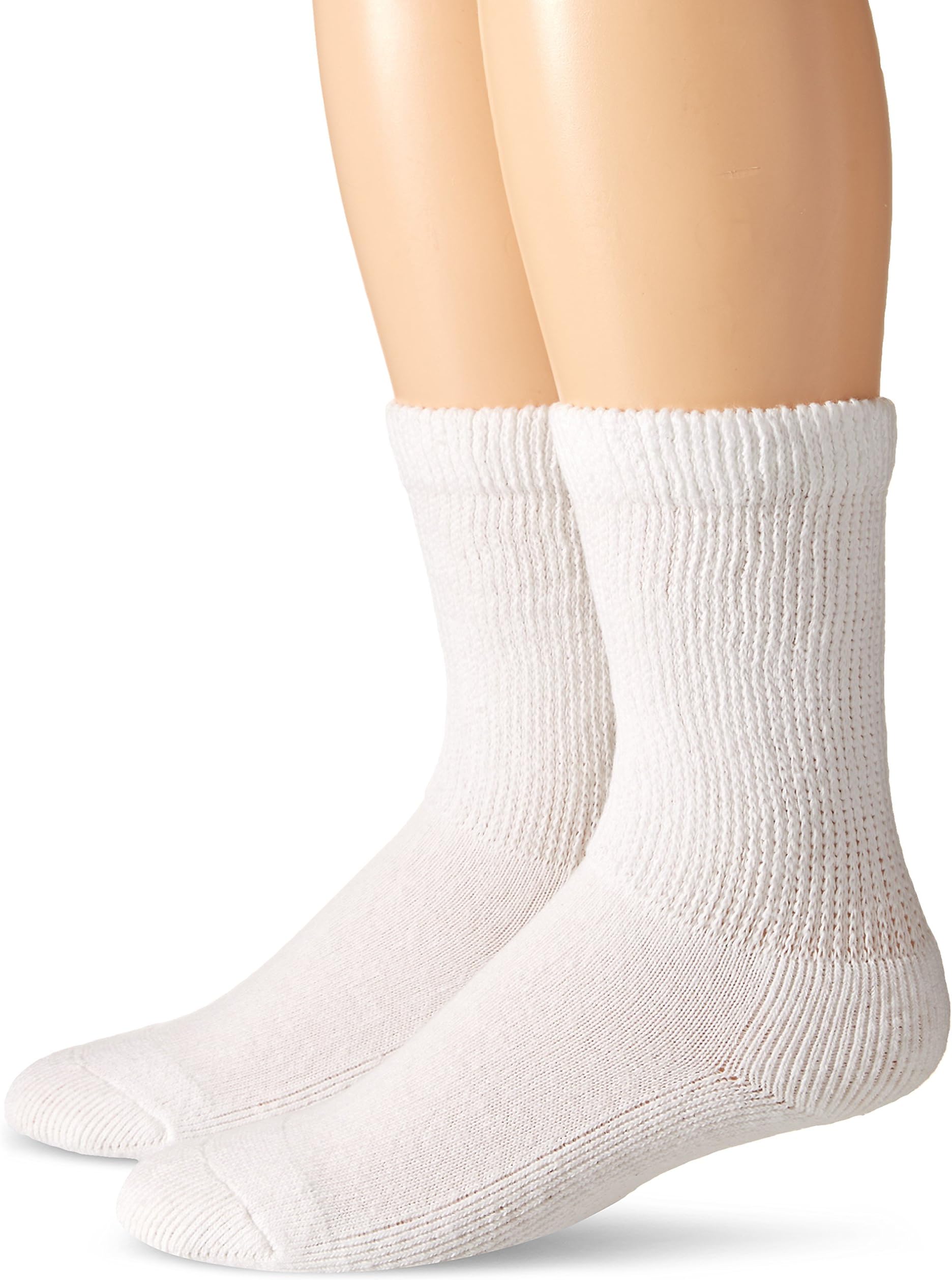 Men's Diabetic Non-binding Crew Socks 2 Pack