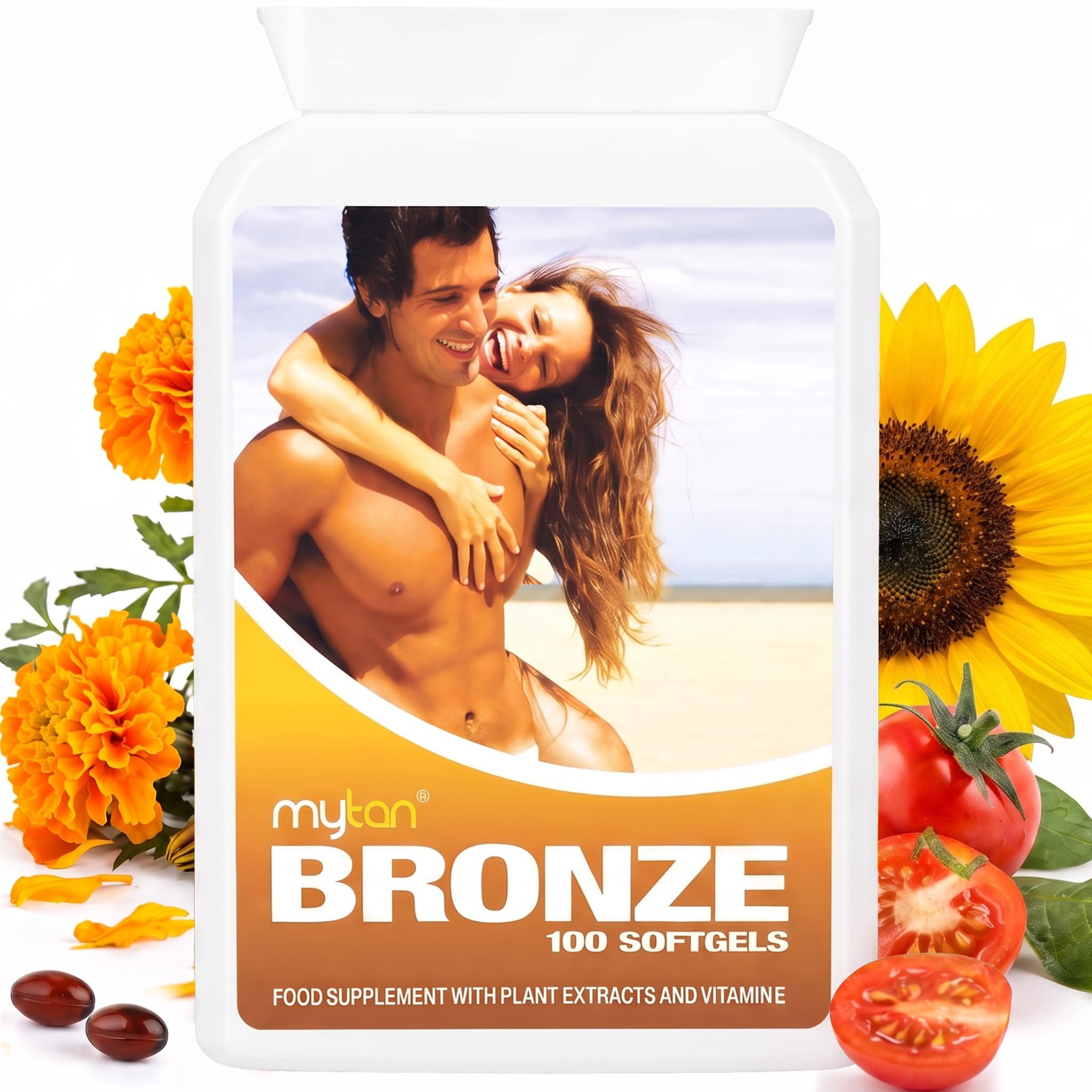 MyTan Suplemento para Bronzeamento com Carotenoides, 100 cápsulas gelatinosas