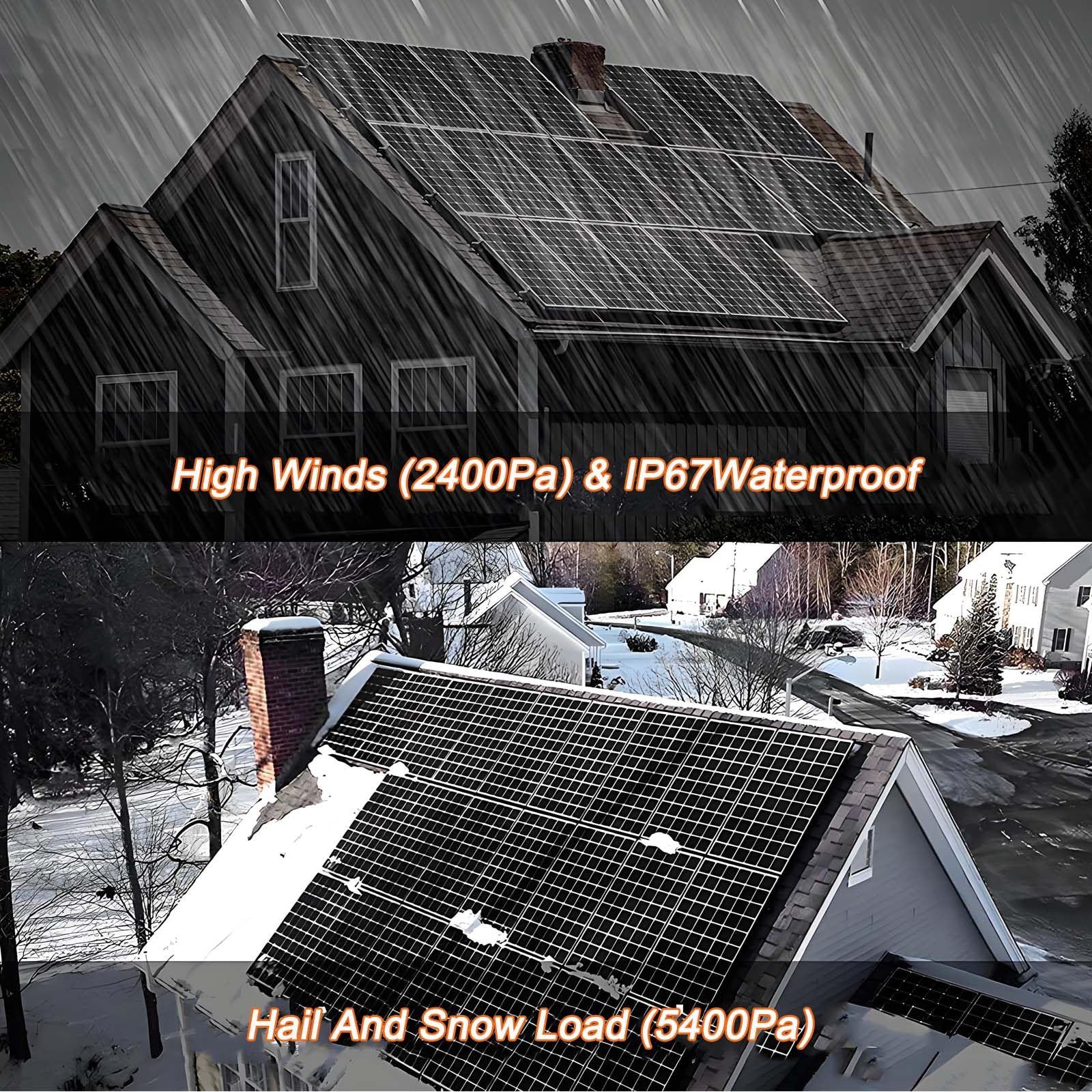 1 * 200W/2 * 200W ultracienki panel słoneczny, elastyczny monokrystaliczny zestaw paneli słonecznych z kontrolerem 40A, panele Etfe 12V-24V dla rodziny, kampera, przyczepy kempingowej, łodzi 200W