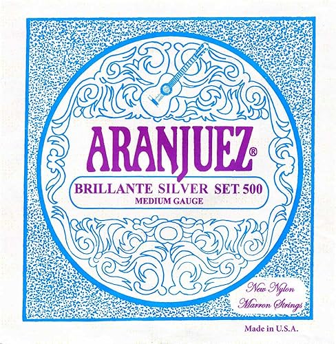 Aranjuez Brillante Silver A500S Konzert Gitarren Saiten fA r Klassikgitarre