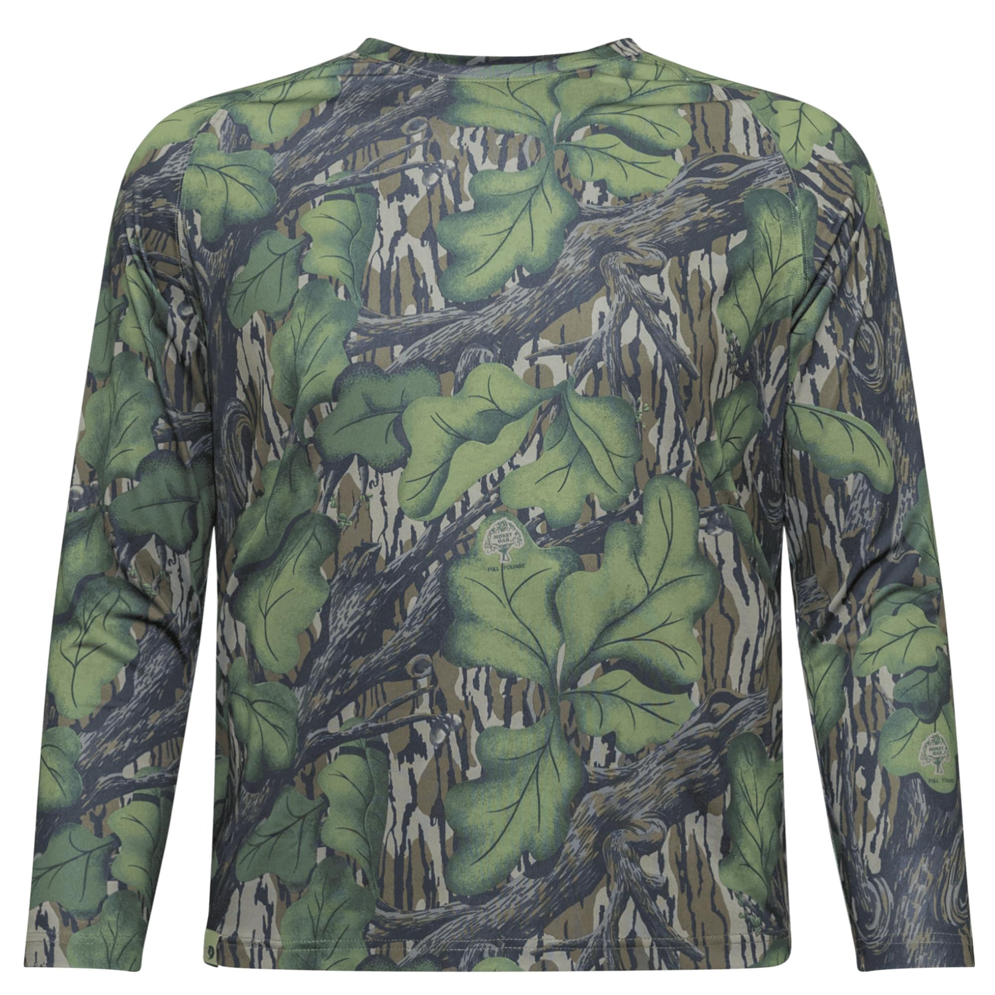 Mossy Oak Men's Hunting Shirt Camo Clothes Long Sleeve, Large, Full Foliage