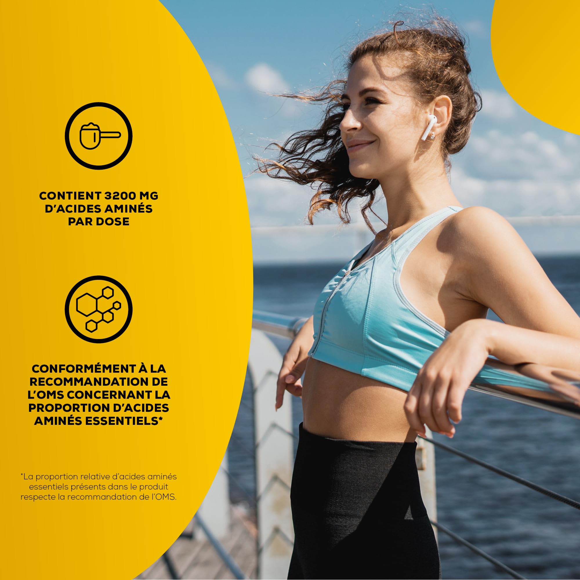 BioTechUSA EAA Capsules | 3200mg Acides Aminés Essentiels, Les 9 essentiels | Ratio recommandé par l'OMS | 200 capsules