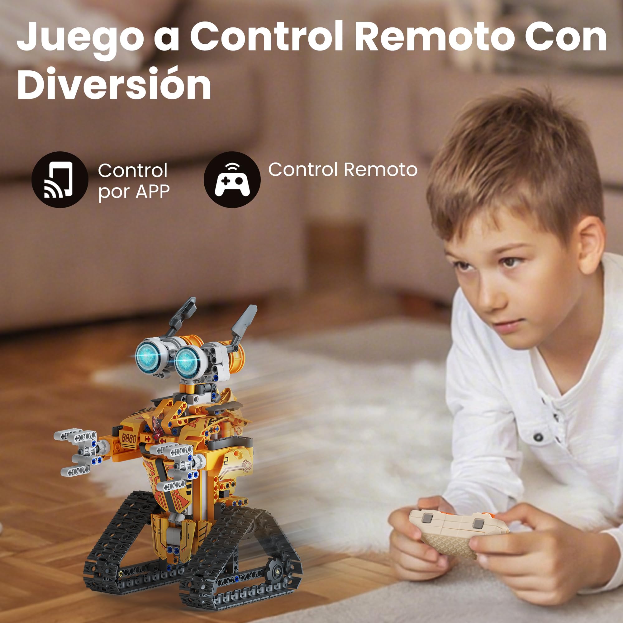 Sillbird Kit de Construcción de Robots con Control Remoto | Regalos para Niños de 8-12, Set de Juguetes de Codificación Robótica para Niños y Adolescentes, 468 Piezas
