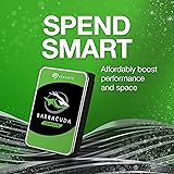 Seagate BarraCuda 4 TB Internal Hard Drive HDD – 3.5 Inch SATA 6 Gb/s 5400 RPM 256 MB Cache for Computer Desktop PC Laptop (ST4000DM004) - 4