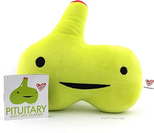 Miniatura 2 de I Heart Guts Peluche de glándula pituitaria – Ain't Life Gland? – Regalo de 10.5 pulgadas para endocrinología, Cushing, Get Well, peluche de peluche