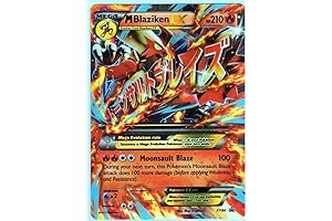 Pokemon M Blaziken EX XY86 Mega Swampert EX Oversized Jumbo Card XY 86