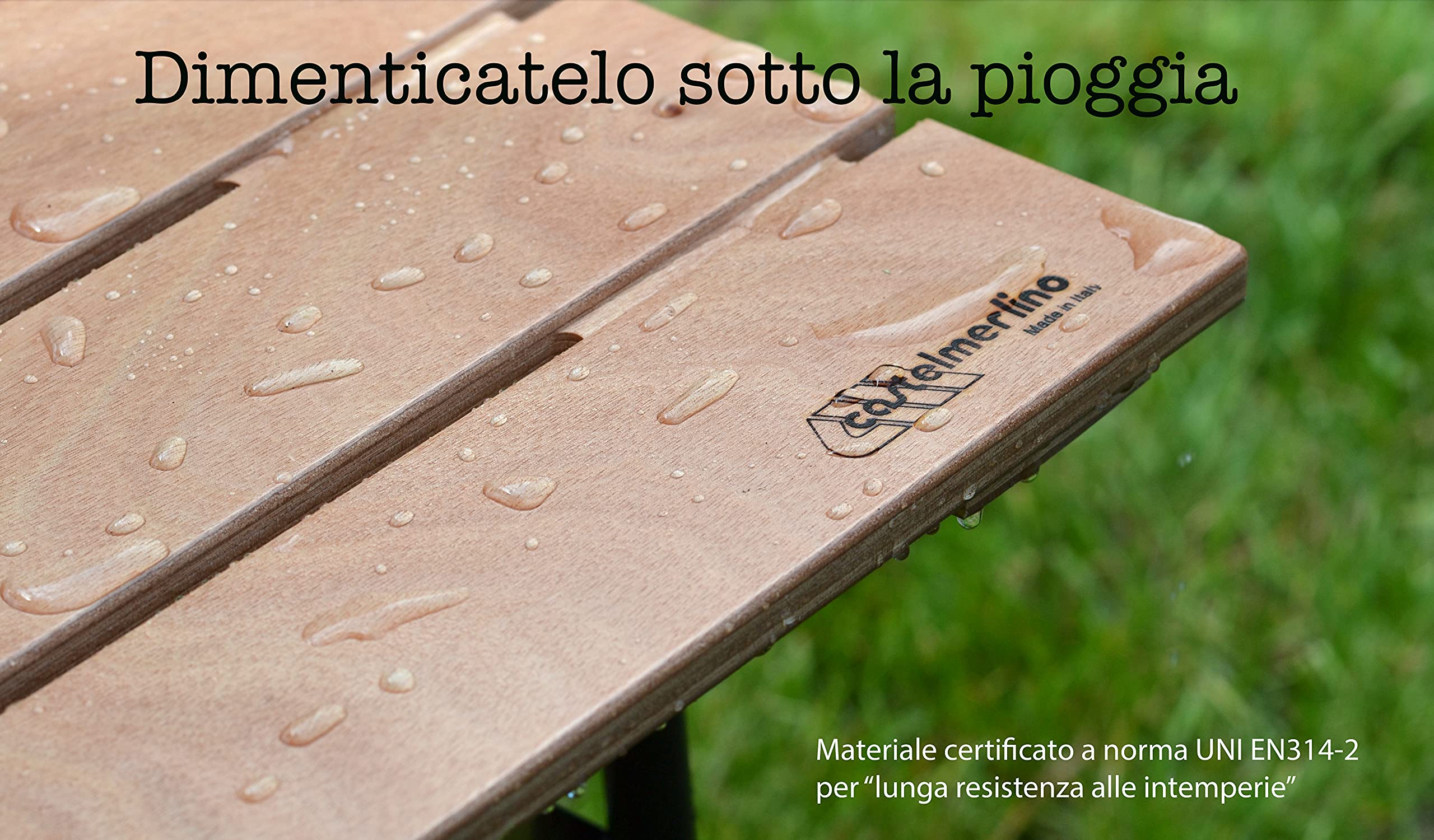 takabond　 castelmerlino ② CASTELMERLINO Okumé Folding Legs Outdoor Camping Terrace
