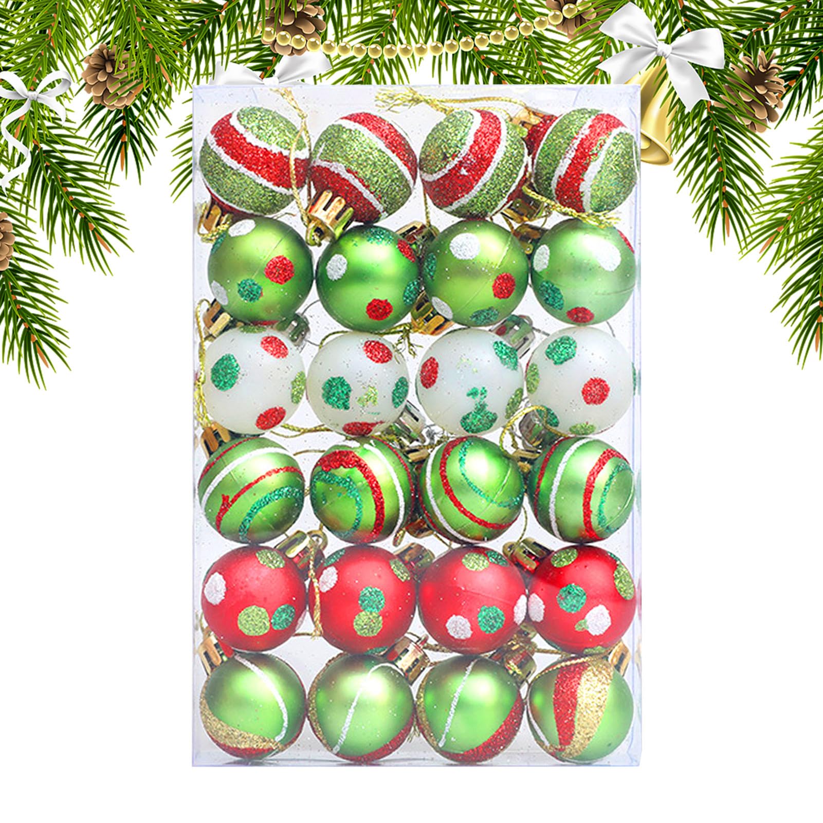 Boules de Noël de 3 cm pour embellir vos fêtes dansantes et soirées
