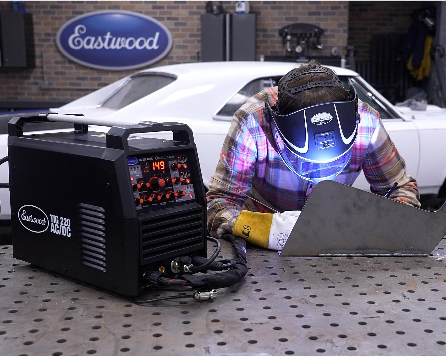 Eastwood TIG 220 AMP AC/DC TIG Welder and Stick Welding Weld Steel Aluminum