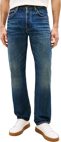Tommy Hilfiger Dover FIEN Ind MW0MW41888 - Pantalones Rectos Regulares para Homb
