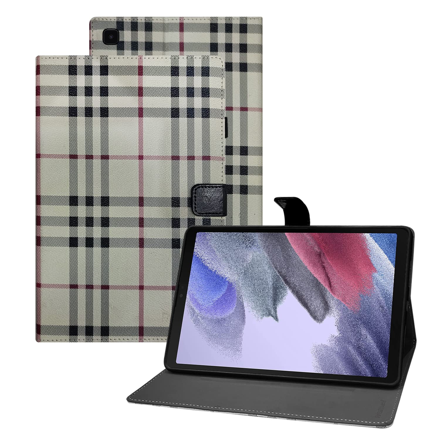 Fastway Multi Protective Leather Case with Viewing Stand Flip Cover for Samsung Galaxy Tab A7 Lite 8.7 inch Model: SM-T220, SM-T225 (Cream) (B09Z34H46W) Amazon Price History, Amazon Price Tracker