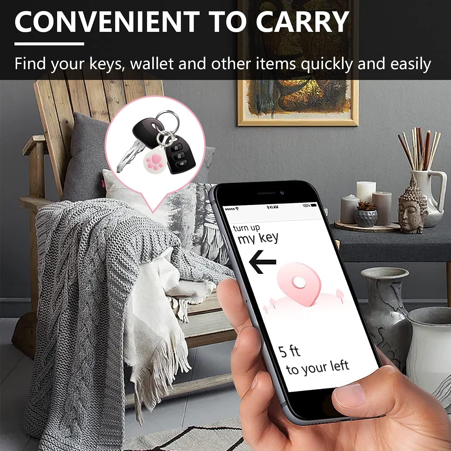 titacle 2 pack silicone airtags case anti scratch lightweight soft protective skin covering accessory with keychain anti lost design compatible with a