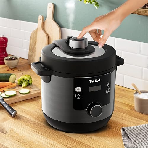 Tefal CY7788 Turbo Cuisine & Fry Multicuiseur | Autocuiseur et friteuse à air chaud | 14 programmes de cuisson automatiques | Couvercle extra Crisp | Polyvalent | Capacité 7,6 l | Avec livret de - 10