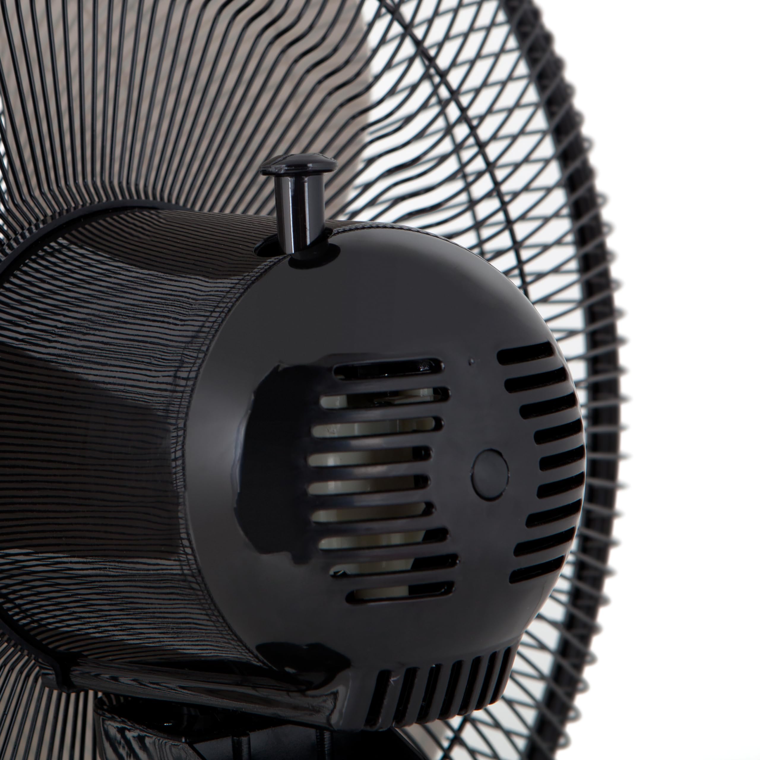 Orbegozo TF 0124 - Ventilateur de table, oscillant, 2 vitesses, hélices de 23 cm de diamètre, poignée, 25 W, témoin lumineux à LED, noir
