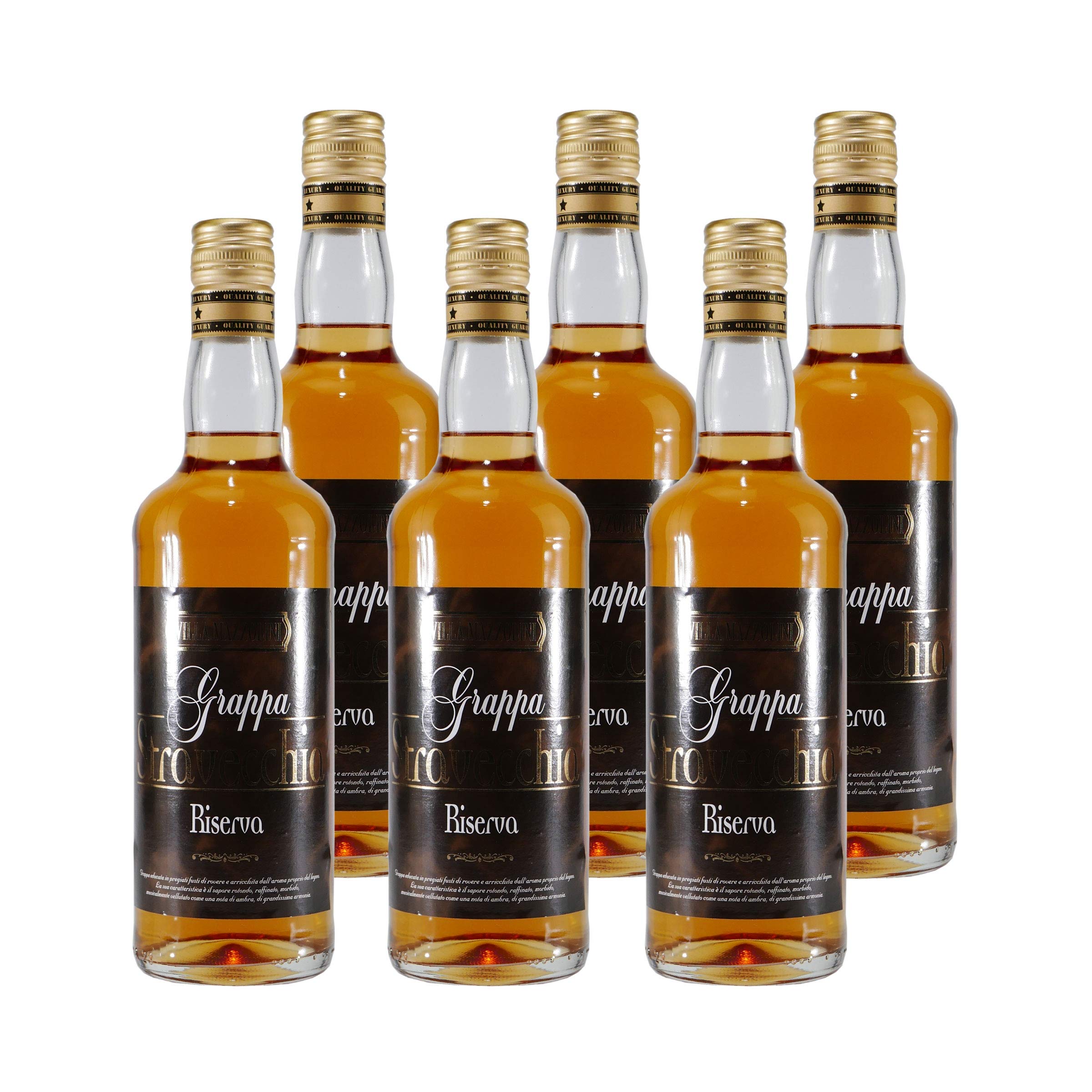 Villa Mazzolini Grappa Stravecchia Riserva (6 x 0,7L)