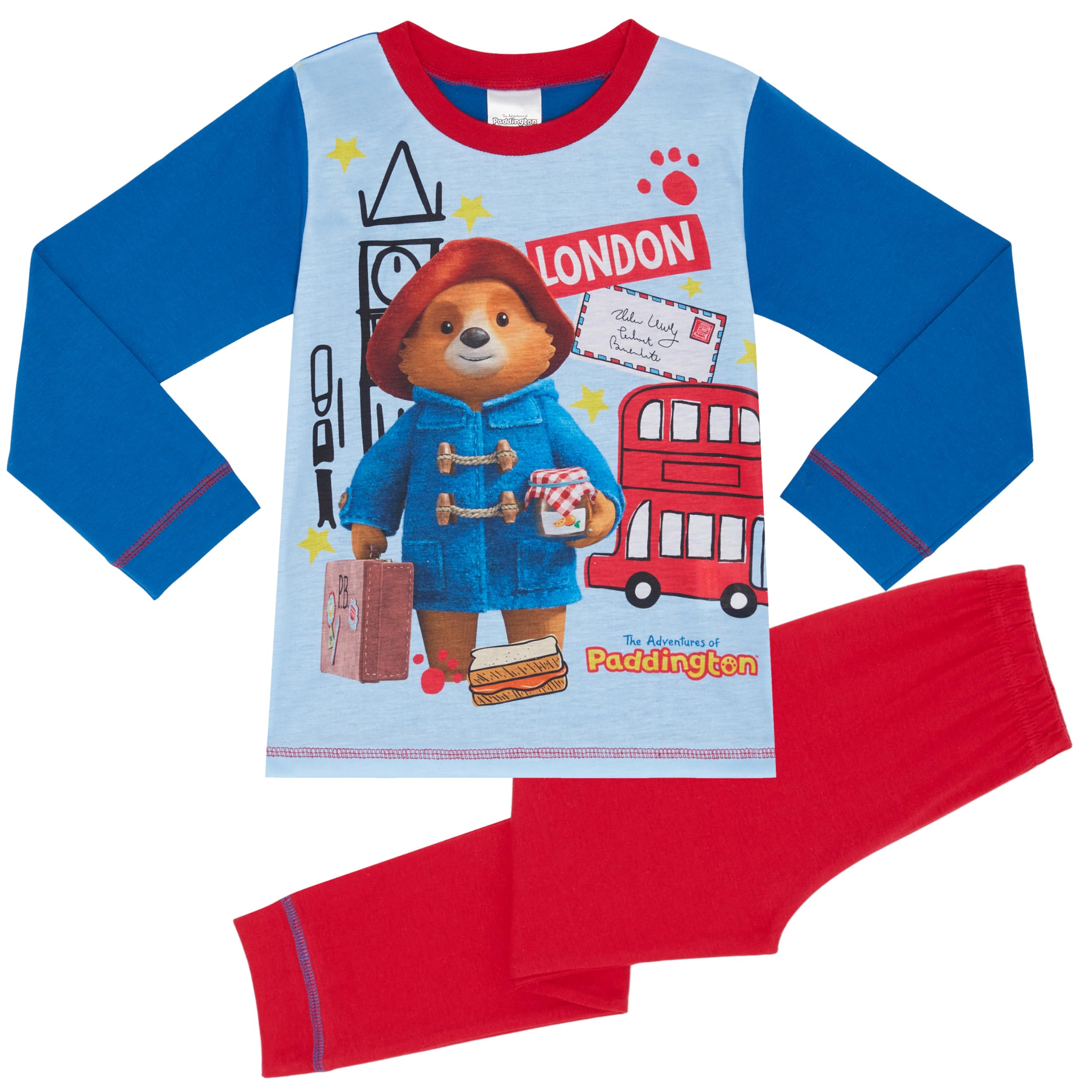 TDP Textiles Paddington London Boys Pyjamas (3-4 Years) Blue