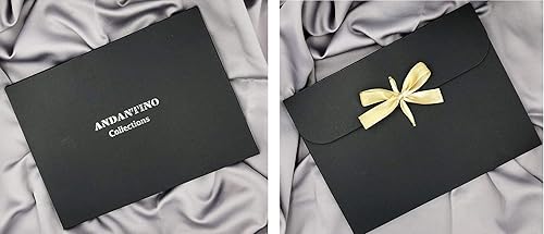 Miniatura 7 de ANDANTINO Bufanda Larga de Seda de Morera 100% para Mujeres, Chales Grandes para Pañuelo de Cabeza y Cuello - Envolturas Oblongas para Cabello con