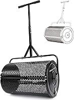 GardenTailor 24-Inch Compost Spreader - Metal Mesh Peat Moss Roller for Even Lawn Topdressing, Manure, Mulch & Topsoil
