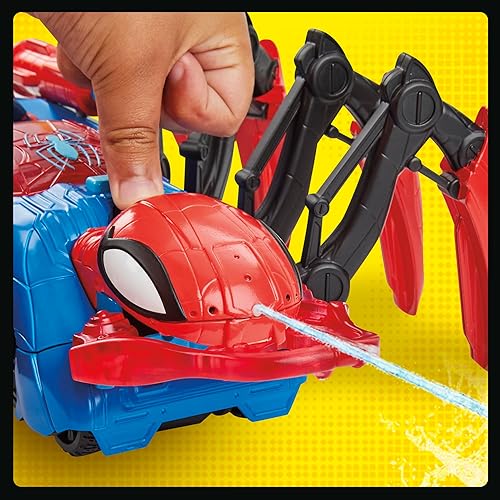 Miniatura 9 de Marvel Spider-Man Car Playset con función de explosión y figura de acción para niños a partir de 4 años