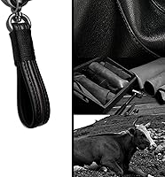 Vista 5 de Idakekiy Llavero de cuero de microfibra con 4 llaveros giratorio de 360 grados, organizador universal para llavero
