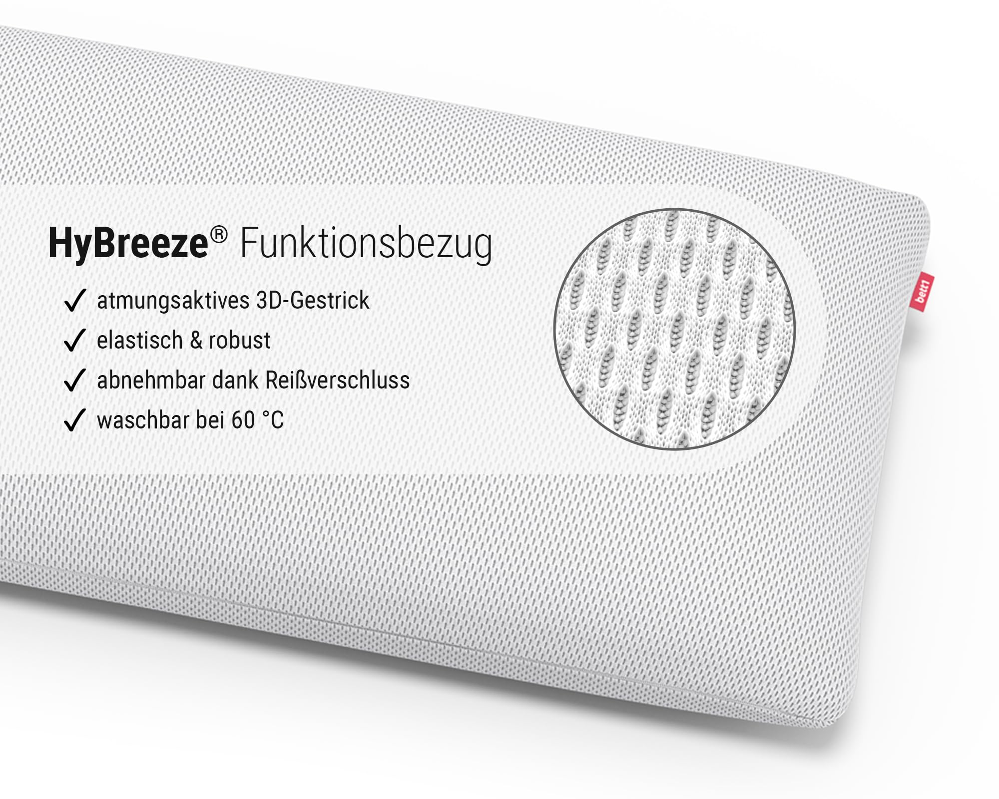 Bodyguard Bett1 Sitzkissen 40x40cm Doppelpack - Hohe Stützkraft & Waschbar