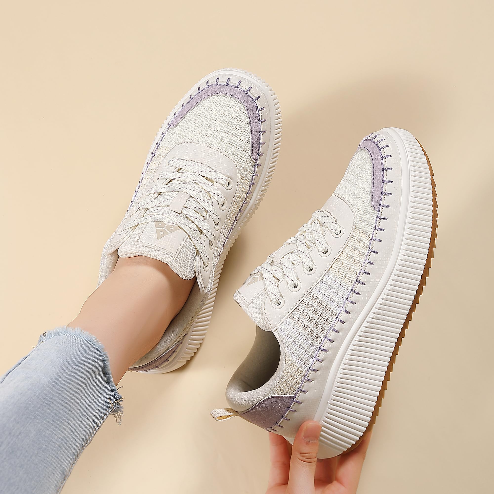 Femme Air Baskets Chaussures de Sports Outdoor Shock Absorbing Running Fitness Léger Sneakers