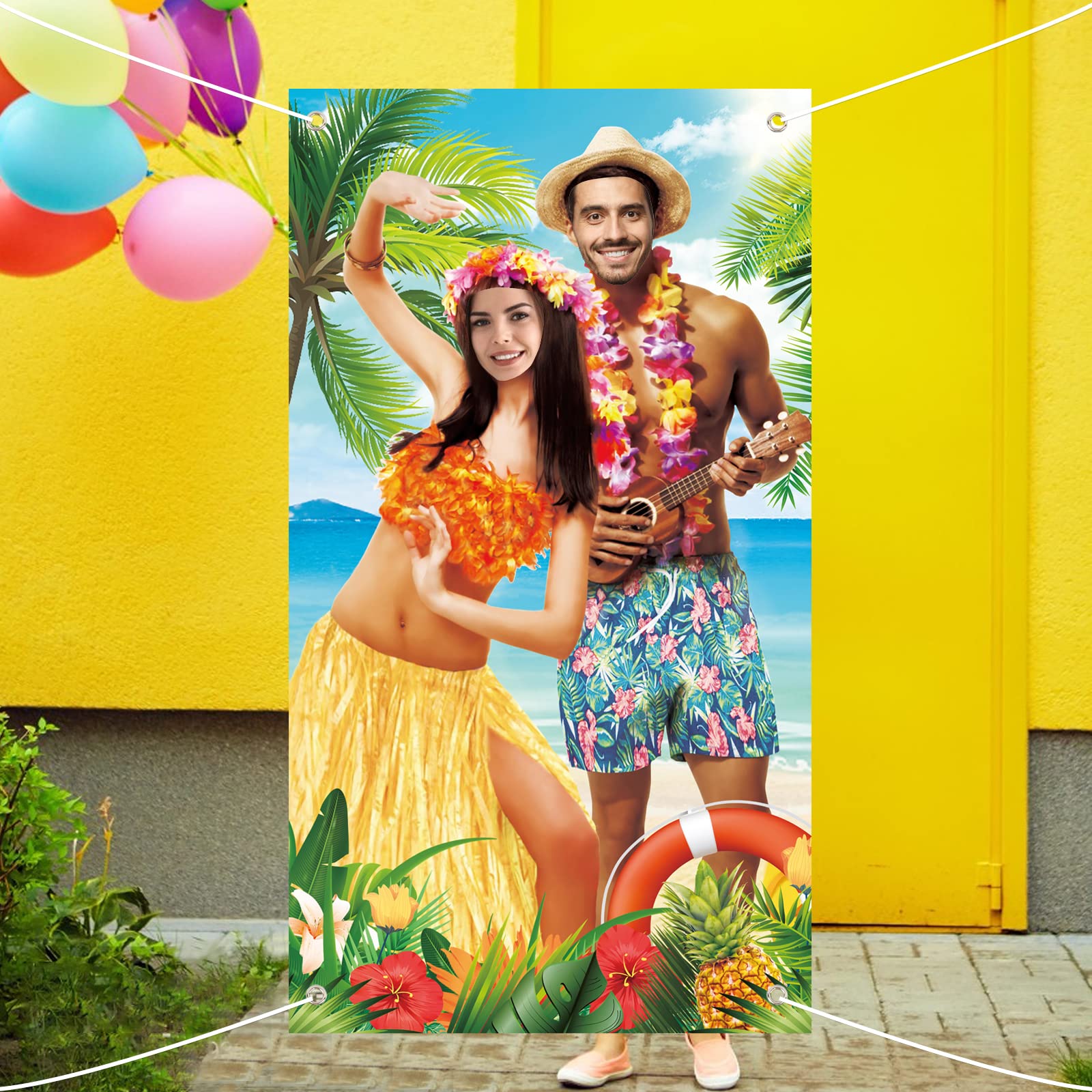 Accessoires Photomaton Fête D été Décoration Tropicale