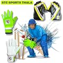STC SPORTS Cricket Wicket Keeping & Inner Gloves for Boys & Youth Age Group -Thala Master Colour-Black & Green gallery image