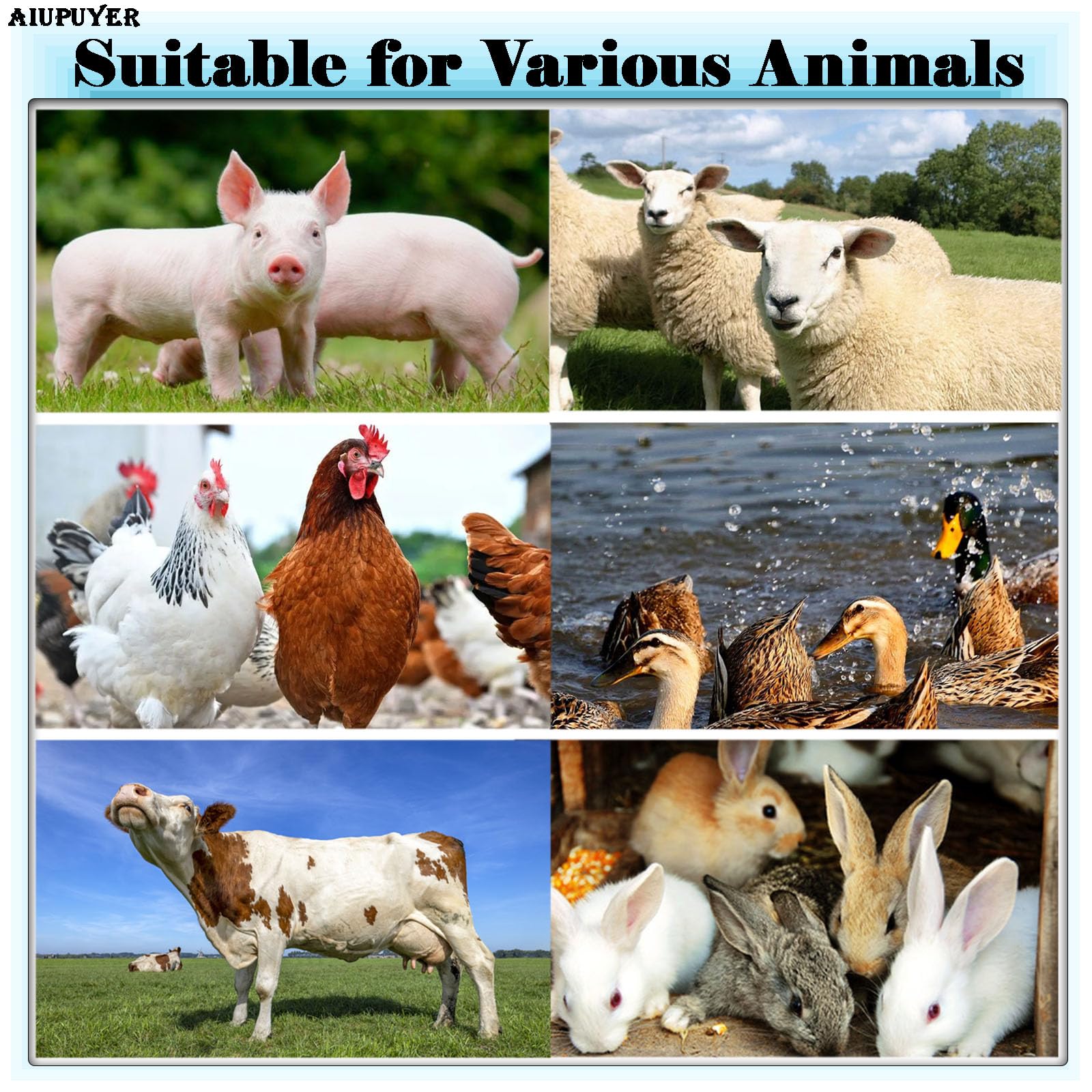 Veterinär-Metall-Fütterungspistole kontinuierliche Drench-Pistole einstellbares Dosiergerät für Gänse Schwein Bulle Schaf Geflügel