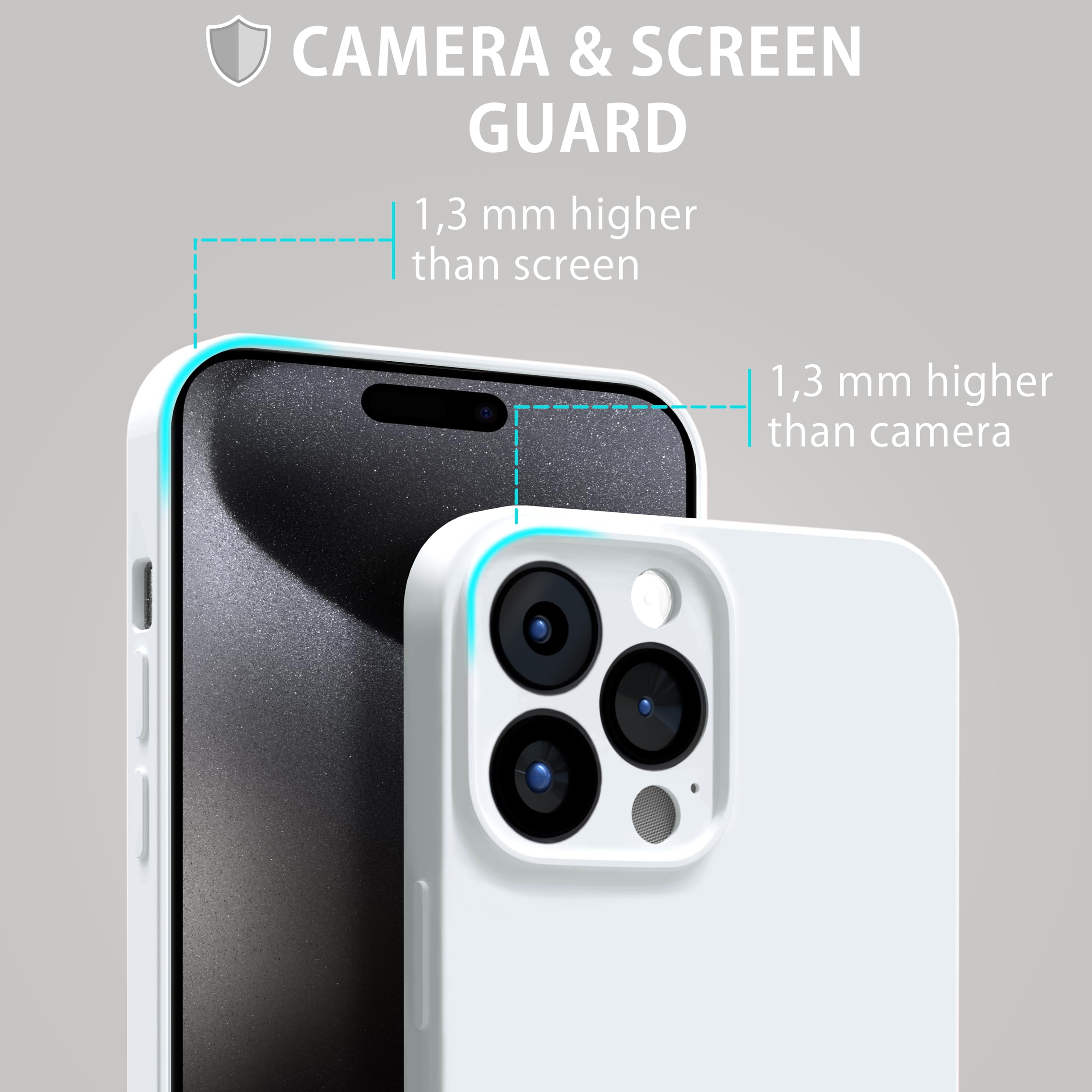MyGadget Handyhülle Für IPhone 15, Gelb, Mit Kameraschutz, Stoßfest & Kratzfest, Aus Silikon & Microfaser