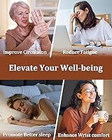 Vista 5 de BioMag Pulseras de cobre 99,99% para mujeres, pulseras magnéticas con imanes de neodimio de 3500 Gauss con herramienta de ajuste de tamaño y caja