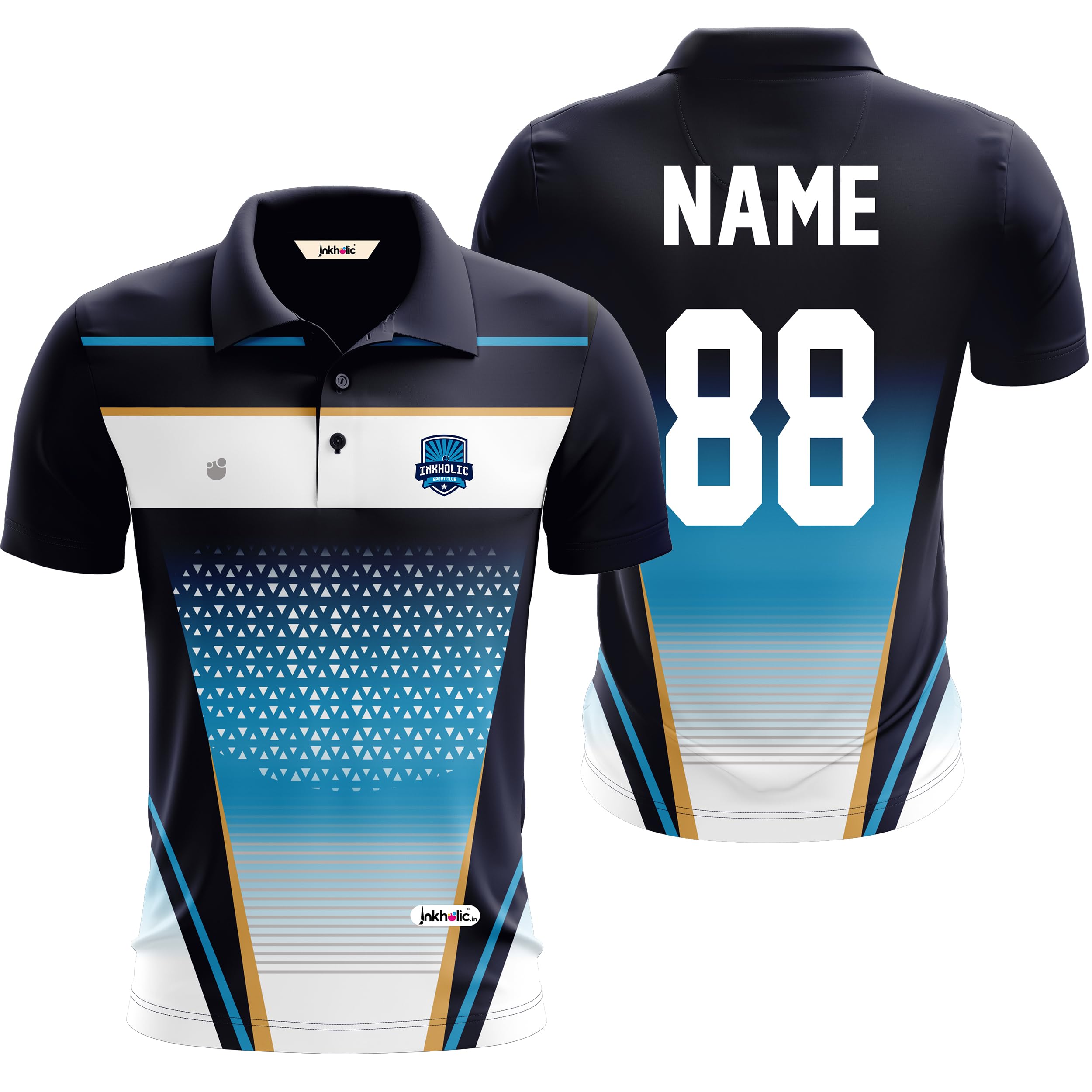 inkholic Men Customised Collar Neck Full Sleeves Regular Fit Jersey IN4800F-picture-51
