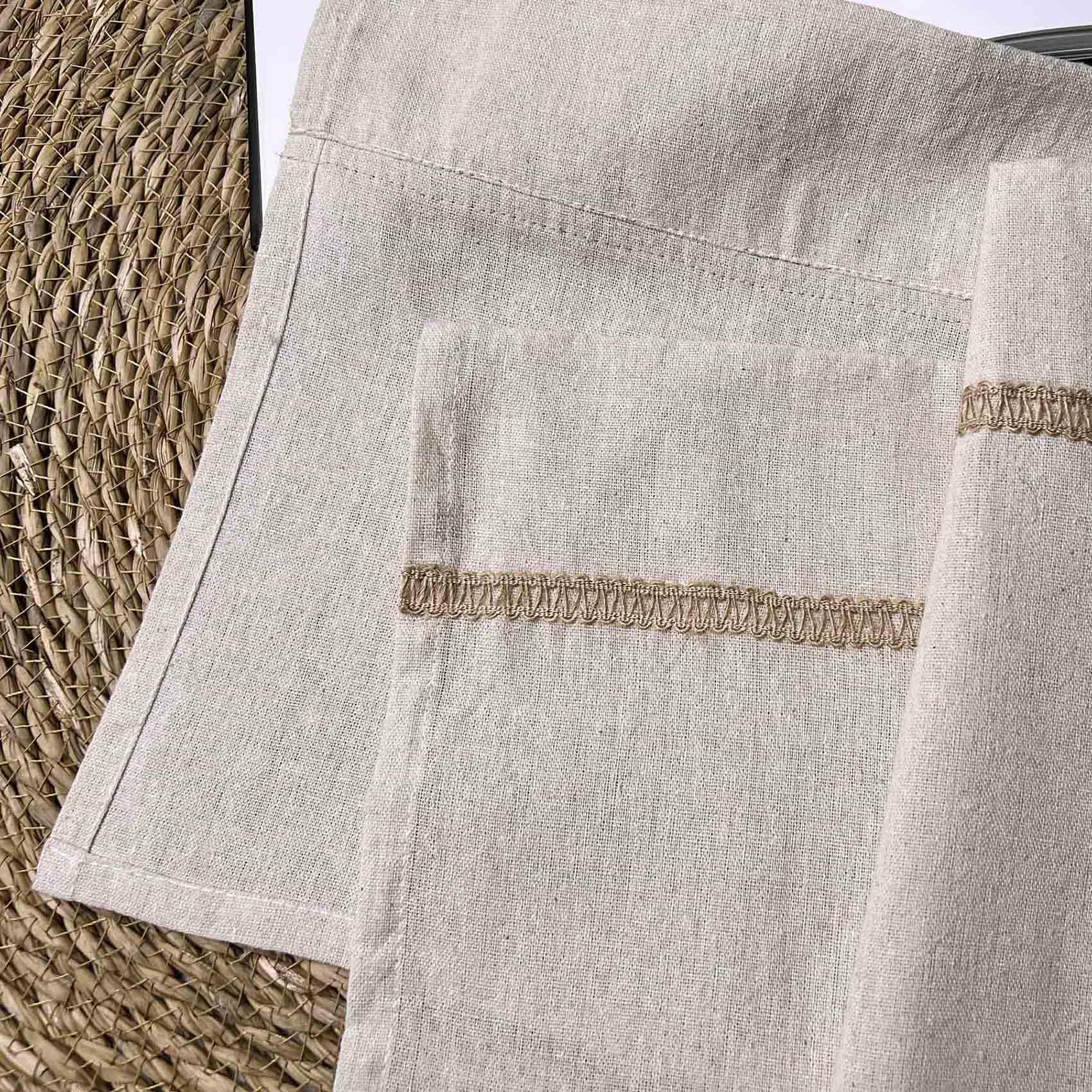 Amazon.com: 2 Pack Cotton Linen Valance for Windows with