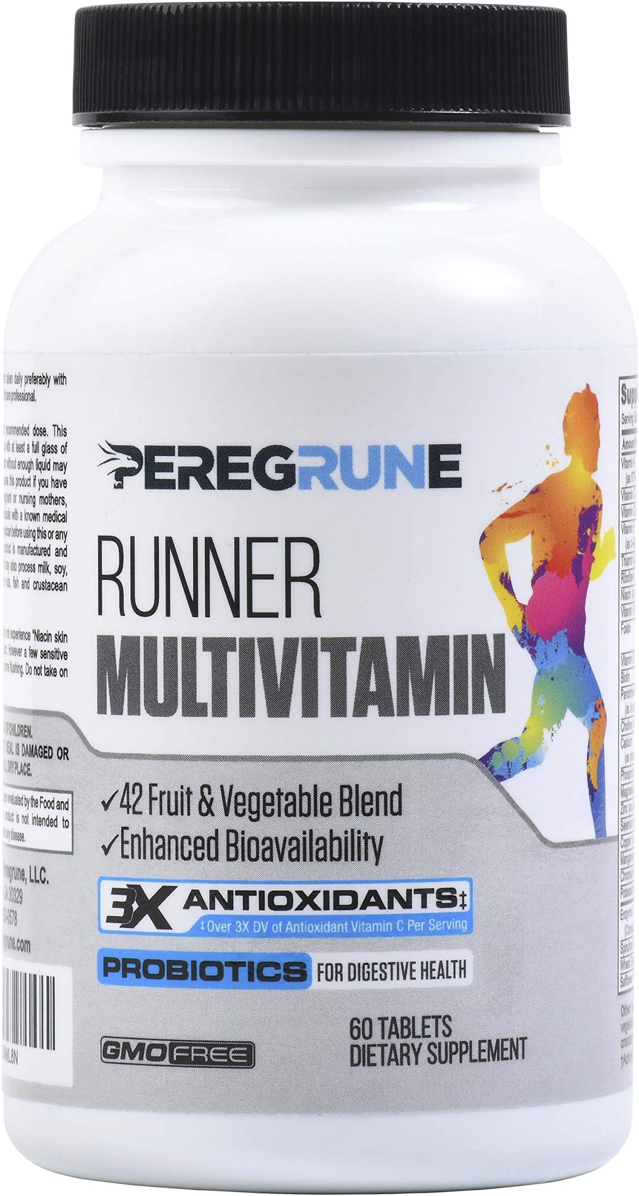 Runner Multivitamin | Engineered Vitamin with Antioxidants and Complete B Complex to Support Endurance & Energy | Probiotics, Whole Foods | Certified Running Supplements
