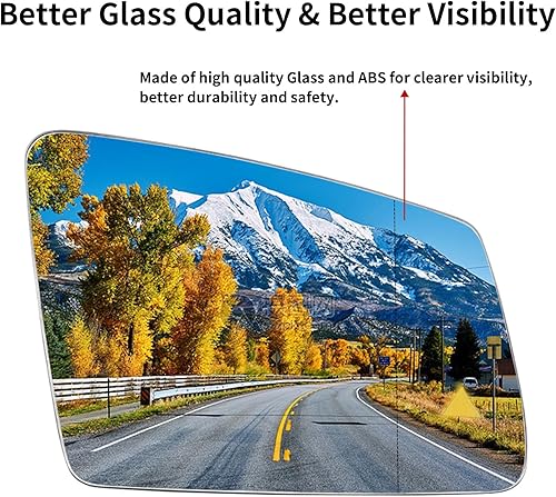 Miniatura 5 de Espejo lateral del pasajero de repuesto para Mercedes Benz A 2013-2018 B C W204 E W212 S W221 GLA GLK - Espejo lateral derecho, espejo retrovisor de