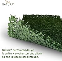 Vista 2 de Natura PowerRun 10377011 Hierba artificial al aire libre para perros, parche de césped que se mezcla con la hierba natural, mantiene las patas