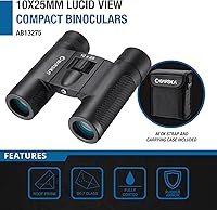 Vista 2 de Barska Lucid View Compact Binoculars – Fully Coated Roof Prism, Center Focus, Lightweight Outdoor Binoculars for Bird Watching, Hiking, and Travel