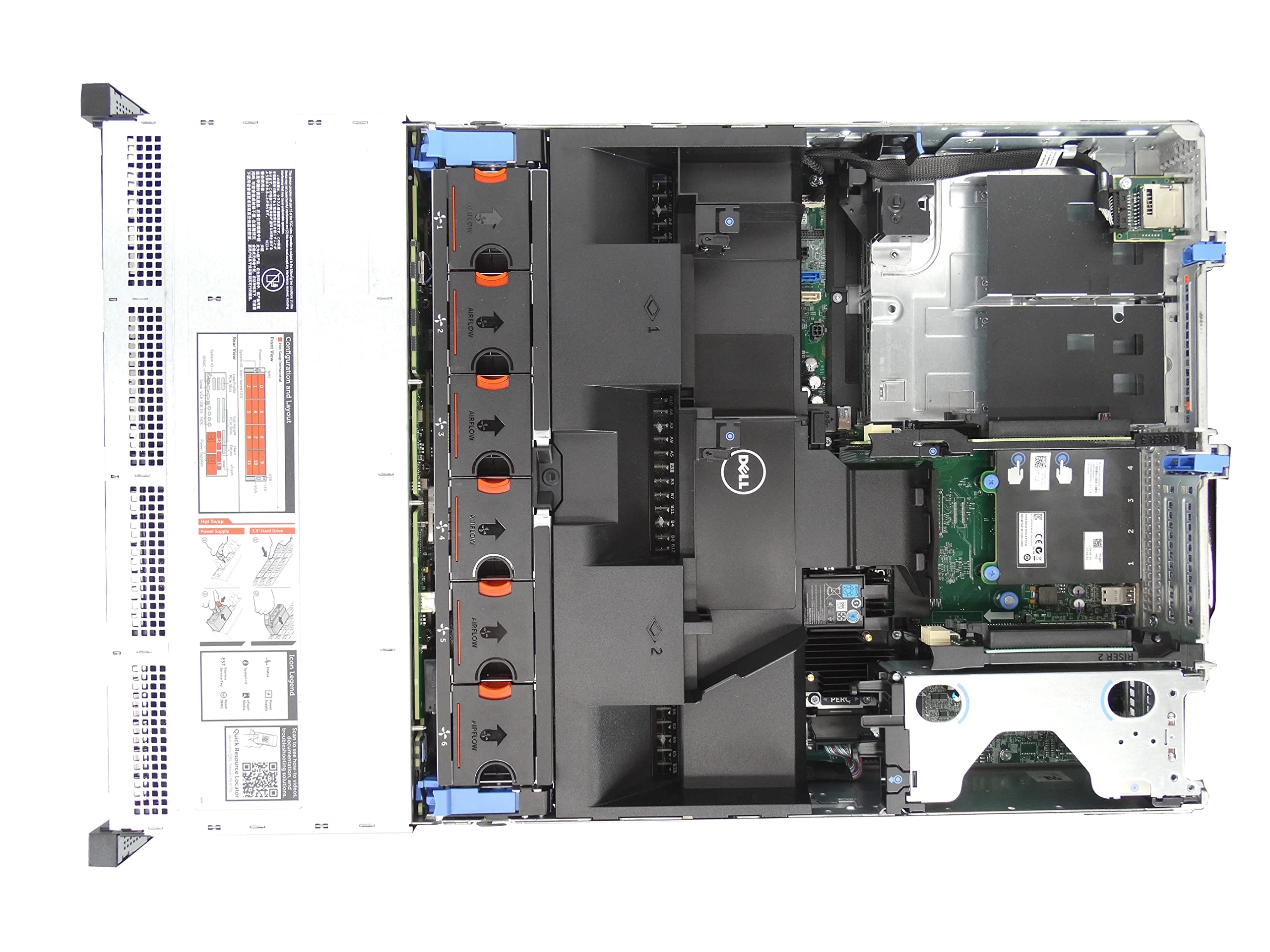 Serveur PowerEdge R730XD 12xLFF 2x12 cœurs E5-2680 V3 128 Go DDR4 ECC REG HDD 2x3 To SAS 3,5" H330 Raid Ctrl RACK 2U iDRAC 8 2xPSU reconditionné certifié