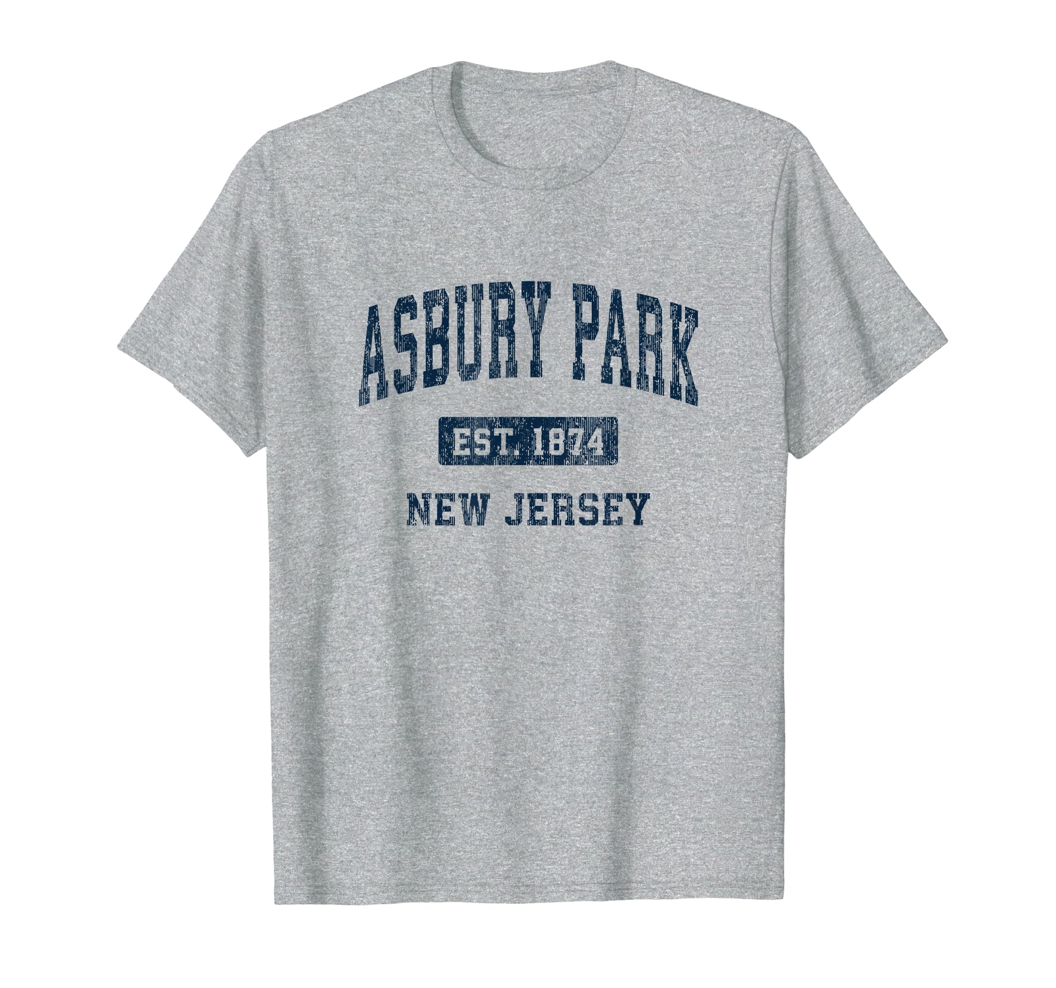 Asbury Park New Jersey NJ Vintage Athletic Sports Design T-Shirt