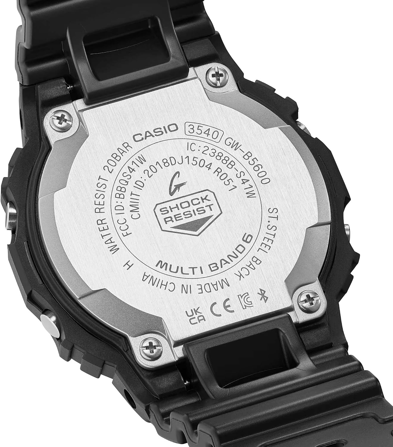 G-Shock Casio GWB5600CY-1 Men's Tough Solar Alarm Chronograph Caution Yellow Black Watch