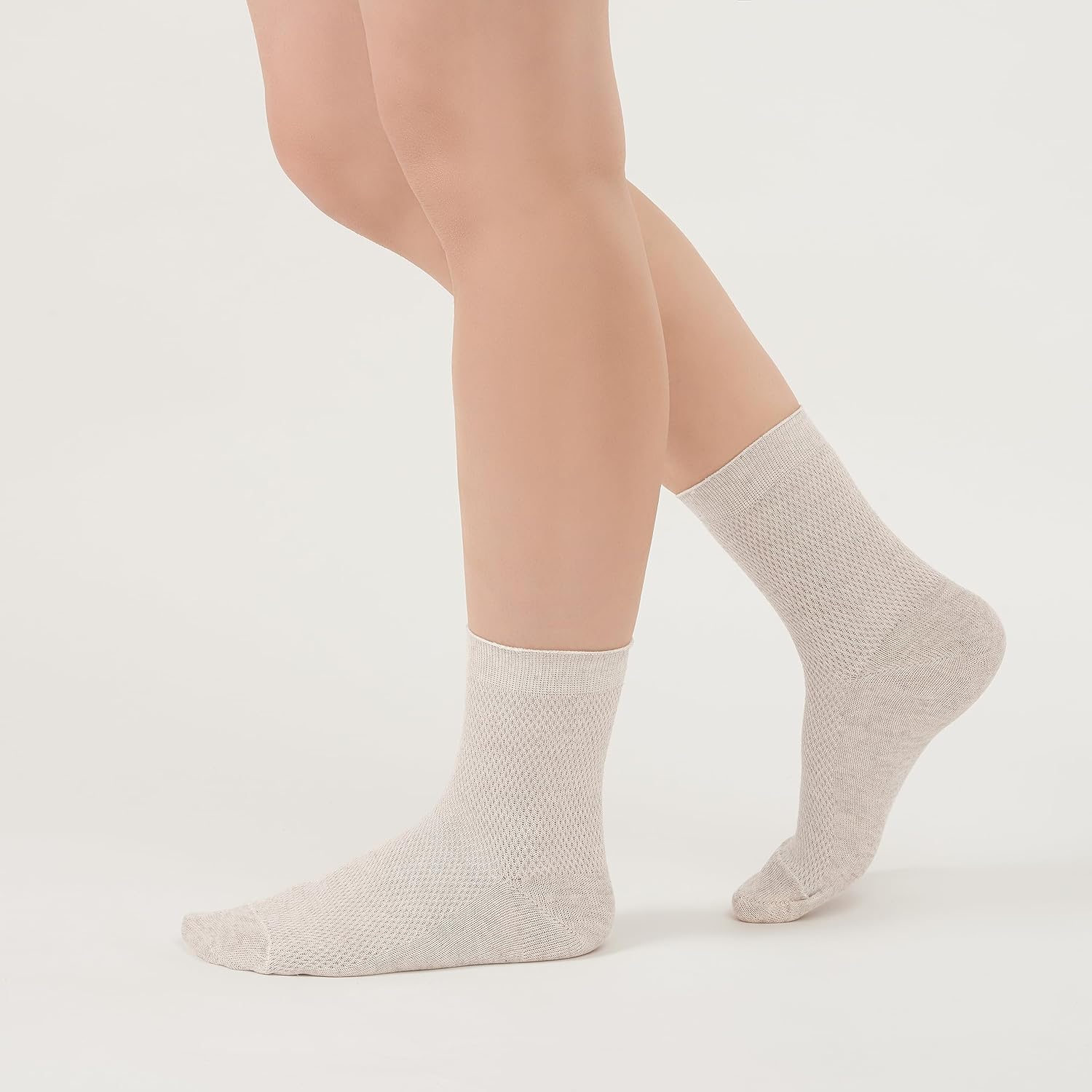 Thin Breathable Organic Linen Socks for Women, Pack of 3 pairs - Image 6