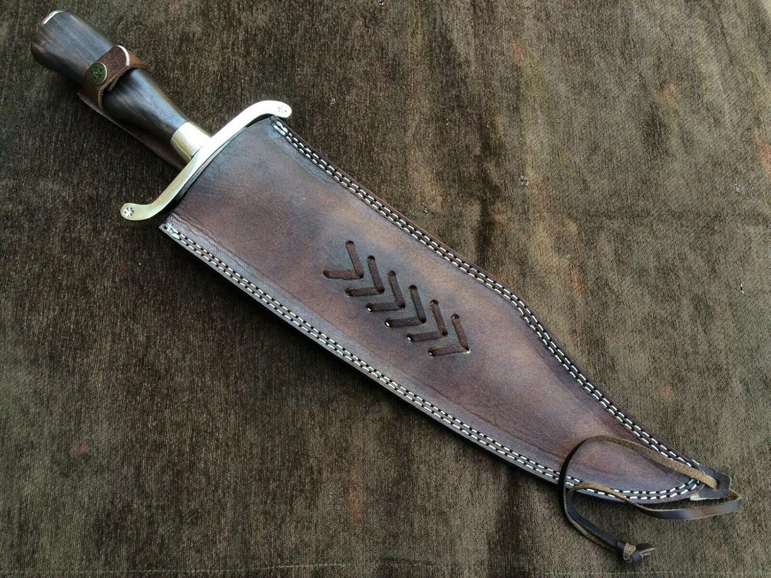 Sufi Custom Handmade 5160 Spring Steel Alamo Musso Bowie Knife True Replica, JimBowie, James Bowie, Jim Bowie, Museum Replica