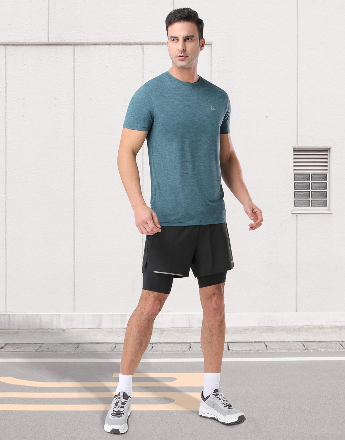 Pioneer Camp Men's Workout Gym Shirts Moisture Wicking Athletic Performance T-Shirts Quick Dry Running Active Top Tees - Image 5