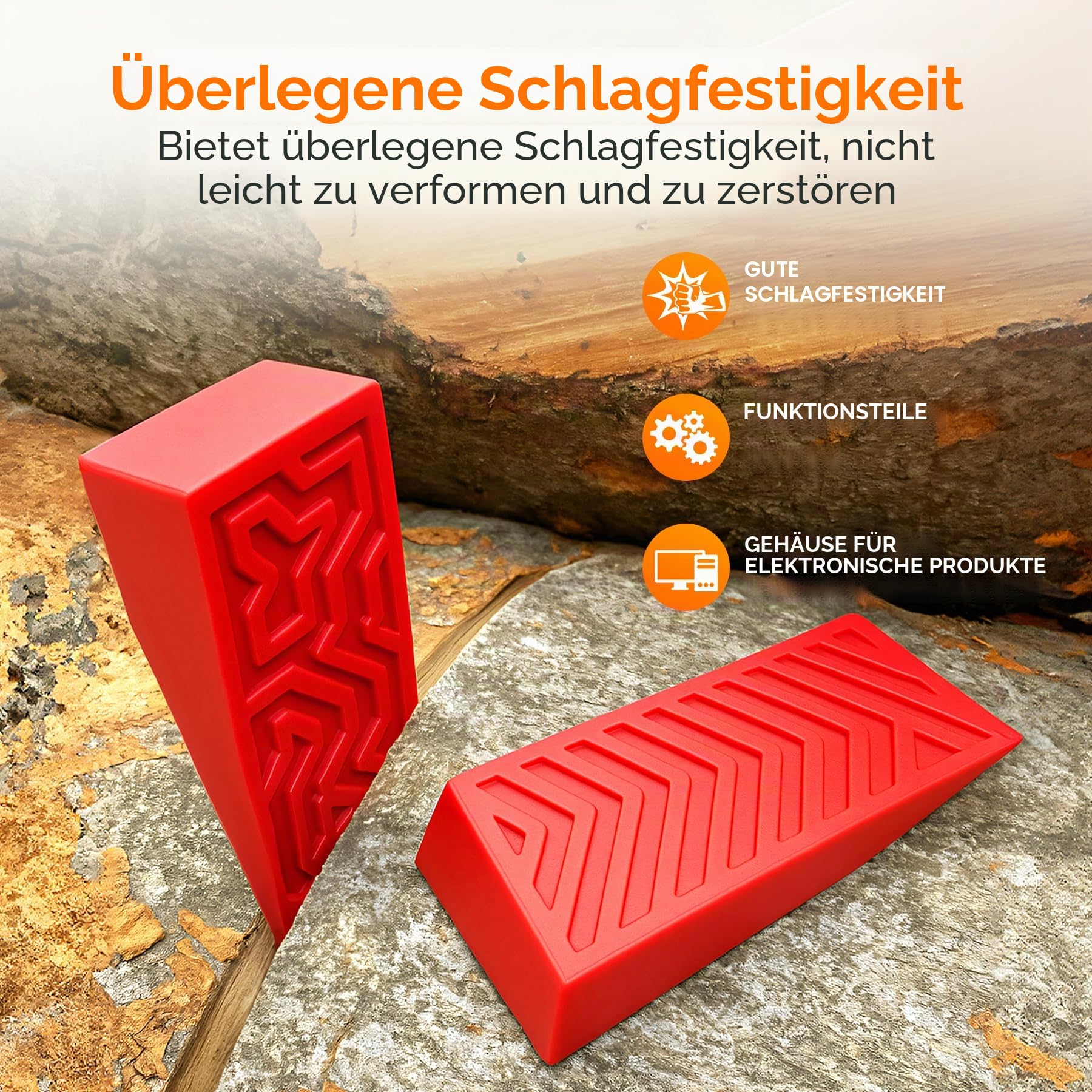 TECBEARS ABS Filament 1.75mm 4KG Schwarz+Weiß, 3D Drucker Filament für Anti-Warping, Hochschlagfestes, Hoch Temperaturbeständiges, Maßgenauigkeit +/-0,03mm, 1kg pro Spule, 4 Rollen
